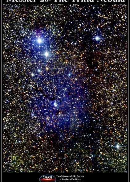 Space-telescope photo of Trifid Nebula (M20)