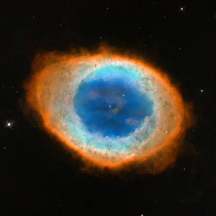 Space-telescope photo of Ring Nebula (M57)