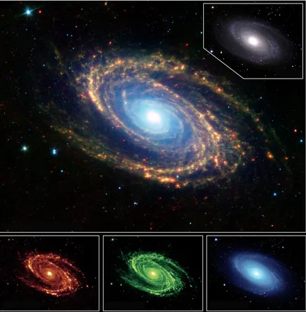 Space-telescope photo of Bode's Galaxy (M81)