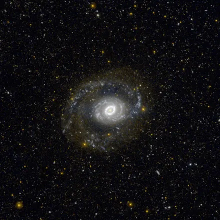Space-telescope photo of Cat's Eye Galaxy (M94)
