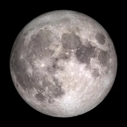 Space photo of the Moon